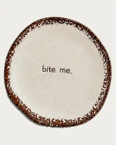 The Little Message plate, bite me.